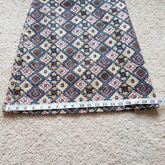 LOFT Anne Taylor Patchwork Skirt size 2 - Picture 4 of 8